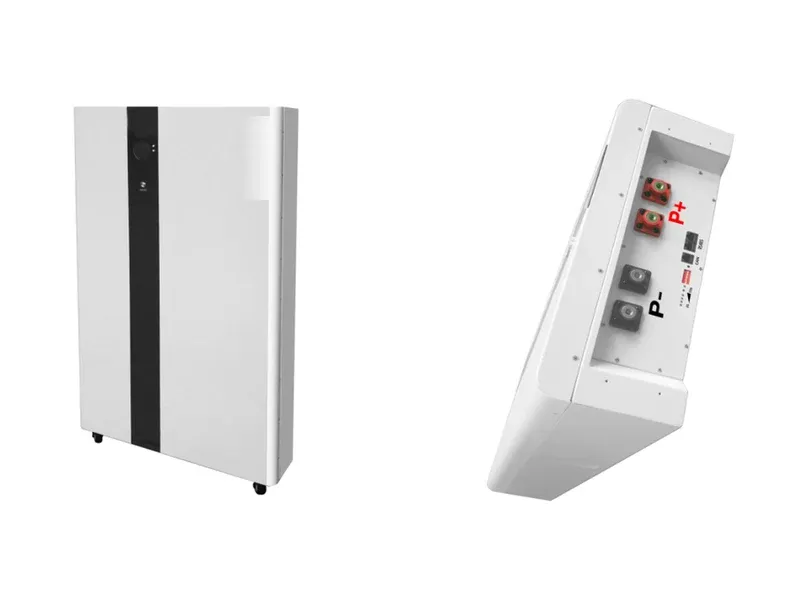 Ultra-slim 195mm home LiFePO4 battery pack with minimalist sleek white housing, side power switch, and front status display
